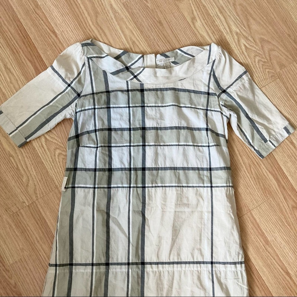 Burberry Beige and Black Plaid Dress - Picture 2 of 7